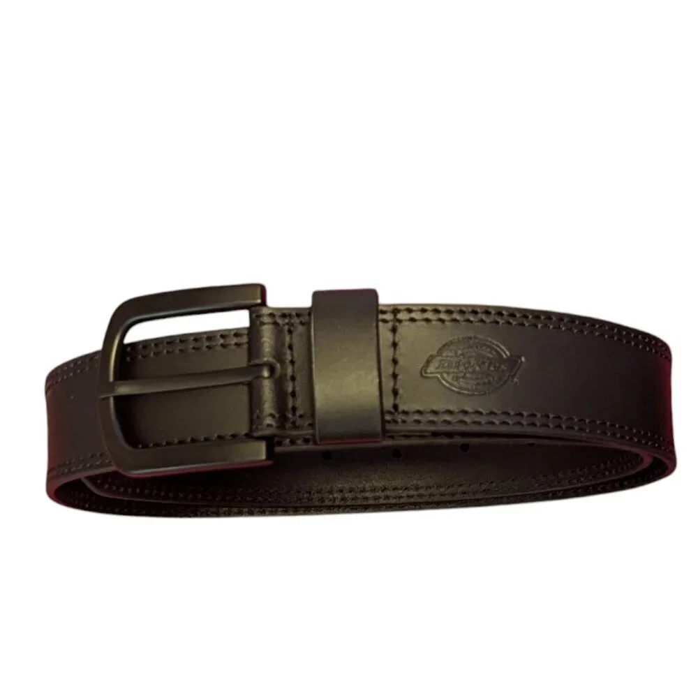 New Dickies Leather Belt Men’s Size 32 Black Unisex Grunge‎ Work Streetwear